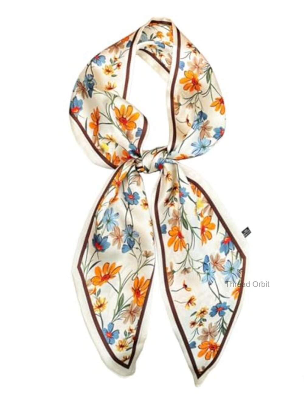 Silky Polyester Hair Scarf Skinny Ribbon Headband Purse Bag Neck Scarf